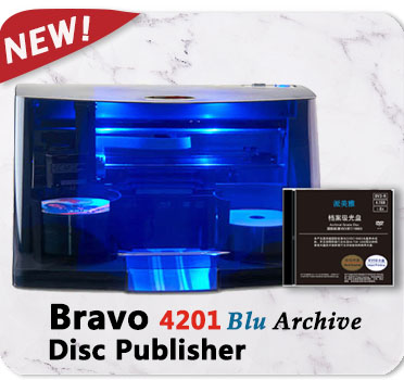 Bravo 4201 Blu 蓝光档案级光盘打印刻录机